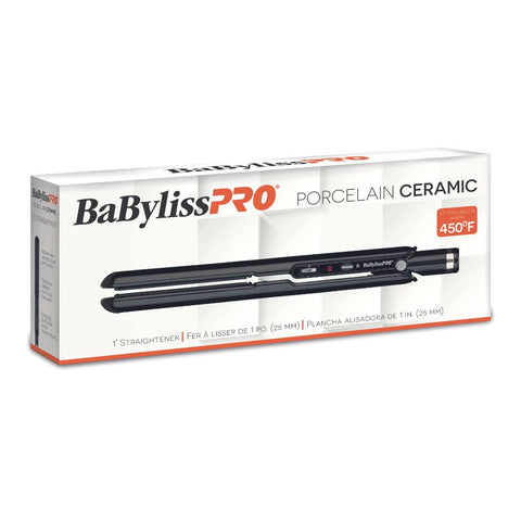 BaBylissPRO Porcelain Ceramic 1" Straightening Iron