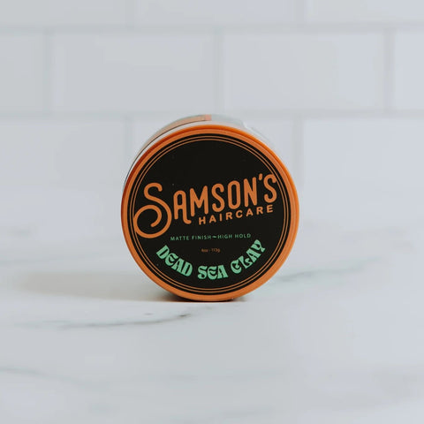 Samson's Haircare Dead Sea Clay Matte Finish High Hold 4 Oz