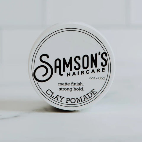 Samson's Haircare Matte Finish Clay Pomade 3 Oz