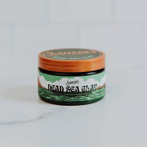 Samson's Haircare Dead Sea Clay Matte Finish High Hold 4 Oz
