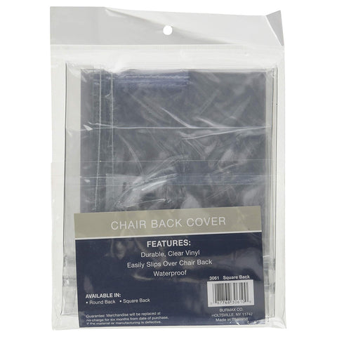 Scalpmaster Square Chair Back Cover Transparent Vinyl