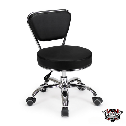 Round Black Stool