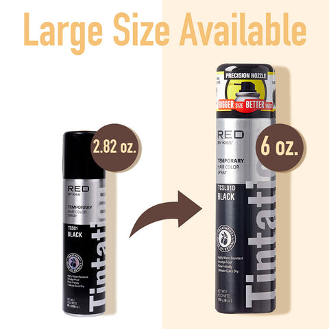 Red By Kiss Tintation Black Spray