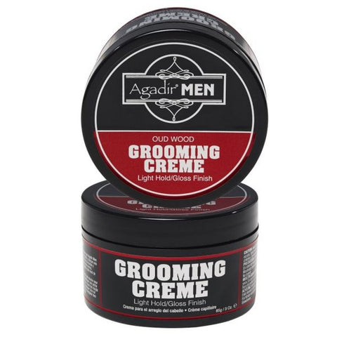 Agadir Men Grooming Creme Light Hold Gloss Finish 3 Oz