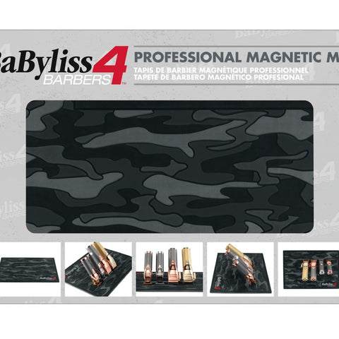 BaBylissPRO Black Camo Magnetic Strip Barber Mat