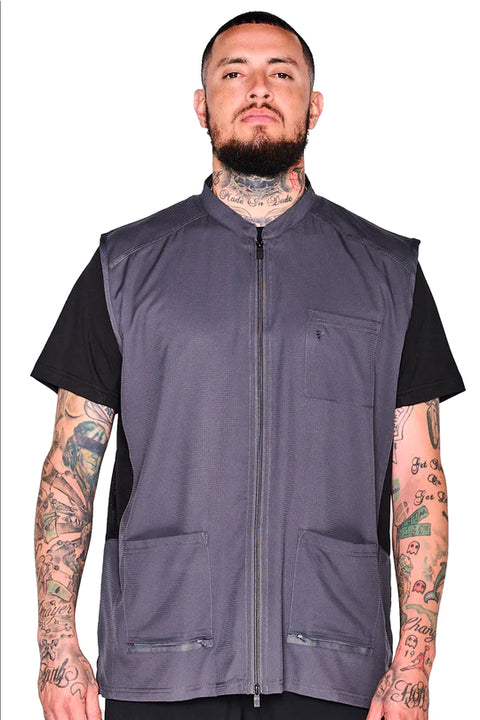 Barber Strong Barber Vest Grey