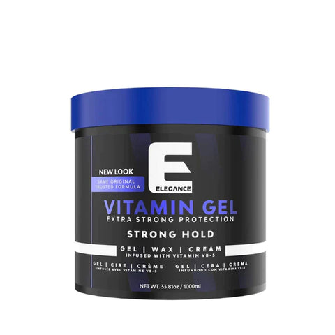 Elegance Strong Hold Vitamin Hair Gel 33.8
