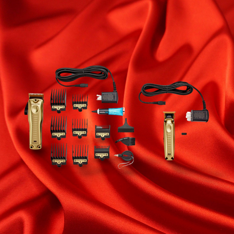 BaBylissPRO Gold Limited Edition Lo-PROFX Clipper & Trimmer Gift Set