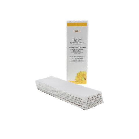 Gigi Bleached Muslin Epilating Strips