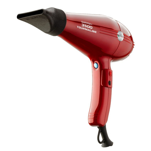 Gamma+ 3500 Tourmaline Blow Dryer Red