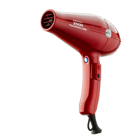 Gamma+ 3500 Tourmaline Blow Dryer Red