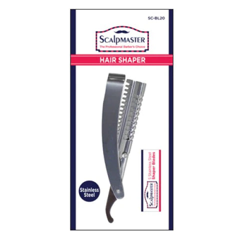 Scalpmaster Hair Shaper Stainless Steal w Shaper Blades