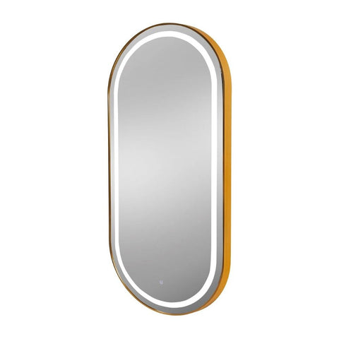 Aurora 9990 Gold Round LED Mirror