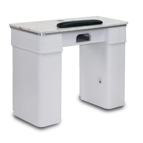 White & Grey Manicure Table