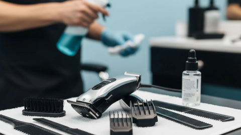 What are the safety precautions when using hair clippers?