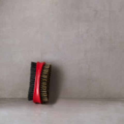 Diane 2 Sided Curved Soft & Medium Prestige Military Wave Brush D1751
