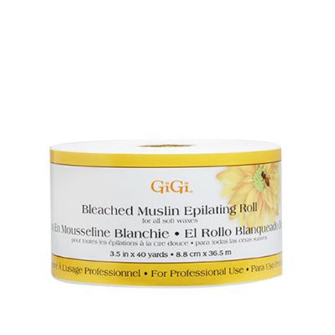 Gigi Bleached Muslin Epilating 40 Yard Roll