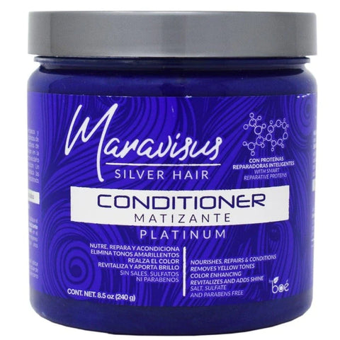 Maravisus Platinum Silver Hair Matizante Conditioner 8.5 Oz