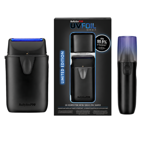 BaBylissPRO Dual Coil Clipper, Trimmer & Single UV FOIL Shaver Bundle w/ Travel Case