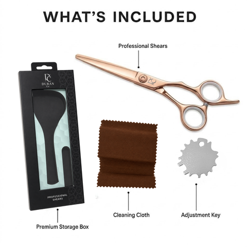 Duran Professional Shears in Rosa - 6 Inch
