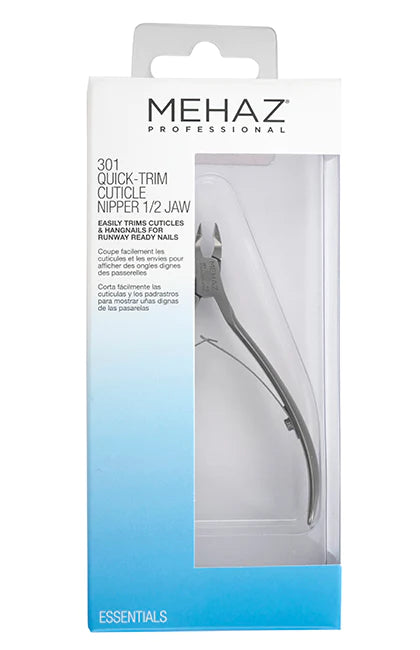 Mehaz 301 Quick Trim Cuticle Nipper 1/2" Jaw