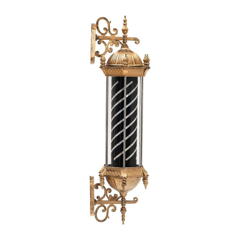 A6 Gold LED Barber Pole
