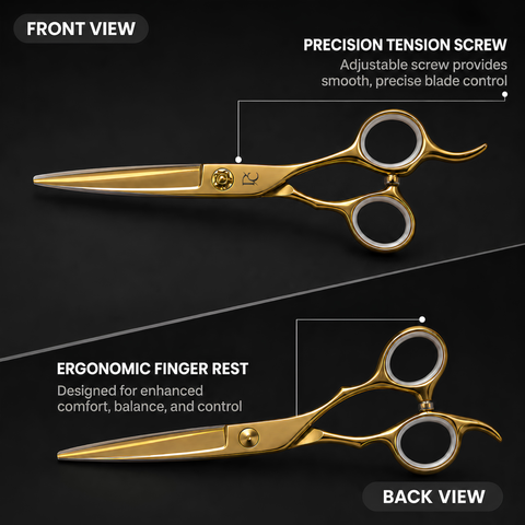 Duran Professional Shears in Aurum - 7 Inch