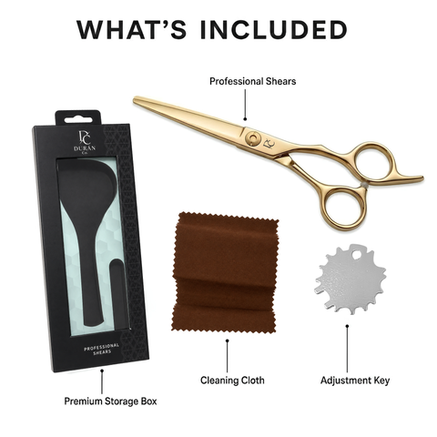 Duran Professional Shears in Aurum - 7 Inch