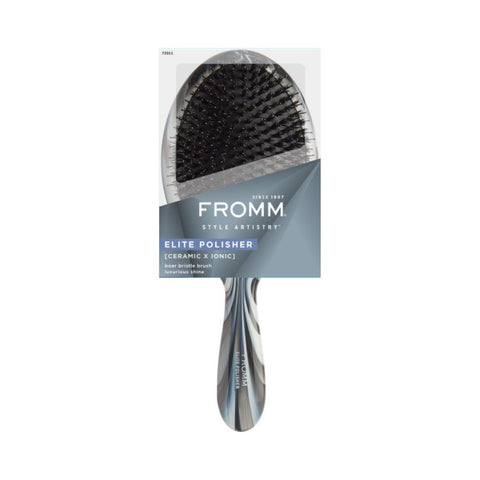 Fromm Style Artistry Elite Polisher Ceramic + Ionic Boar Bristle Paddle