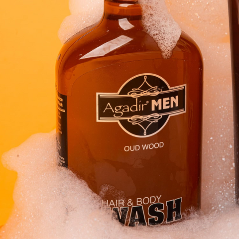 Agadir Men Oud Wood Hair & Body Wash 17 Oz