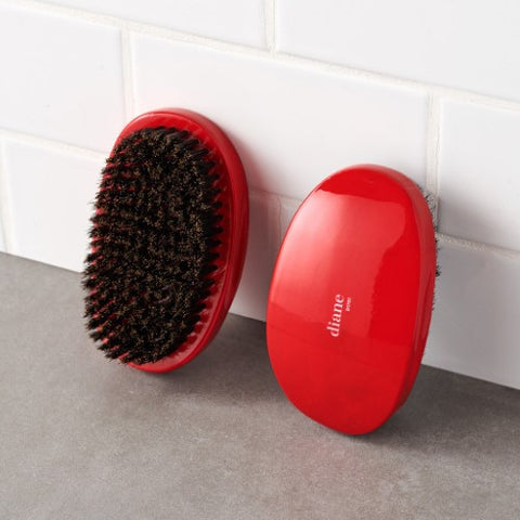 Diane Curved Soft Prestige 100% Boar Military Wave Brush D1701