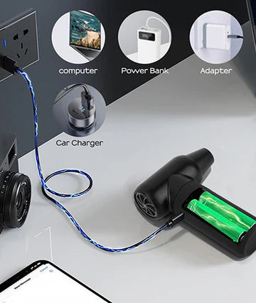 STYLANCE Hair Air Duster Black