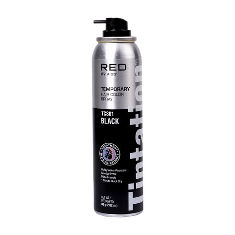 Red By Kiss Tintation Black Spray
