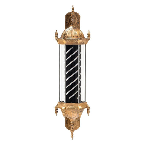 A6 Gold LED Barber Pole