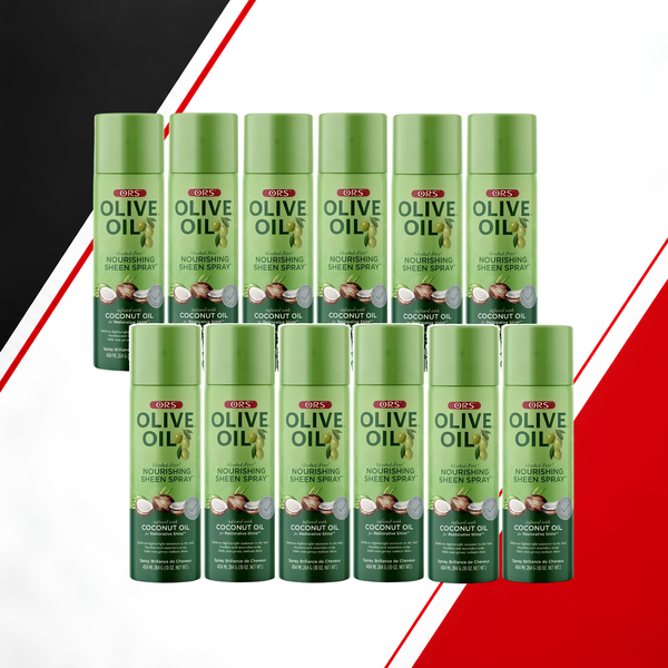 ORS Olive Oil Nourishing Sheen Spray Original Formula 12-Pack Bundle