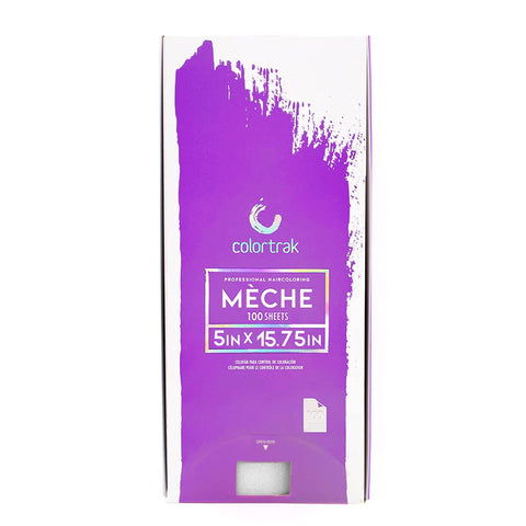 ColorTrak Professional Reusable Hair Coloring Meche Sheets 100 Pack