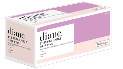 Diane 3" Black Extra Large Hair Pins 1 Lbs