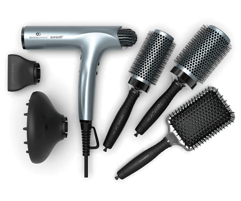 Olivia Garden SuperHP Hair Dryer with Brush Set