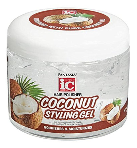 IC Fantasia Coconut Styling Gel 16 Oz