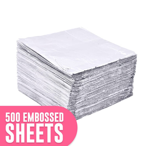 ColorTrak Embossed Silver Foil 500 Sheets