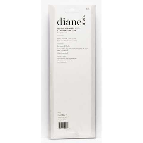 Diane Classic Black Straight Razor