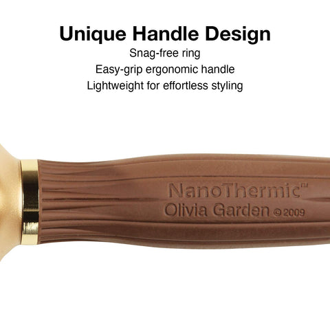 Olivia Garden NanoThermic Ceramic + Ion Round Thermal Brush NT-18