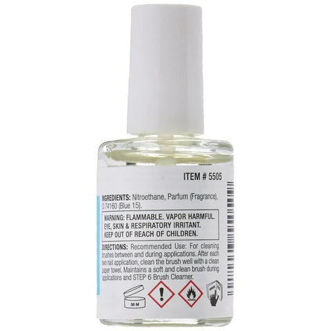 Cuccio Pro Powder Polish Dip Systek Brush Cleaner Step 6