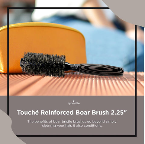 Spornette Touché Boar Bristle Brush 2.25" Diameter #125