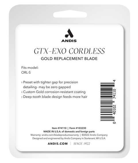 Andis Cordless Gold GTX Replacement Blade