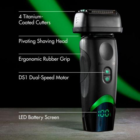 BaBylissPRO x Tomb45 Wireless Charging Double-Foil Shaver