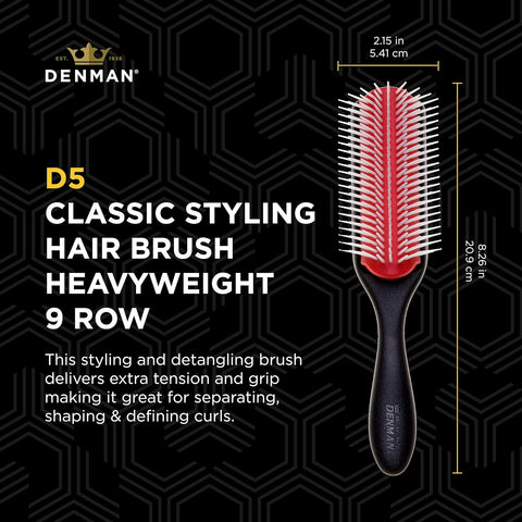 Denman Heavyweight Styler D5 9 Row