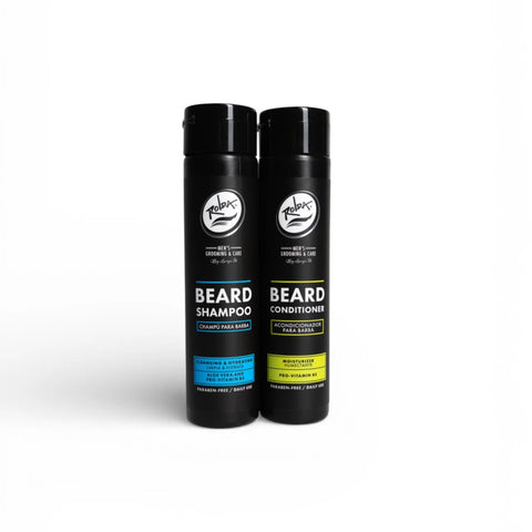 Rolda - Beard Shampoo & Conditioner Clean Care Kit