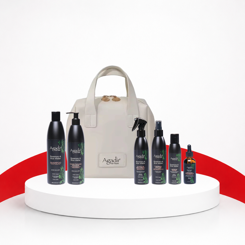 Agadir Rosemary & Rice Water Elegant Gift Bag