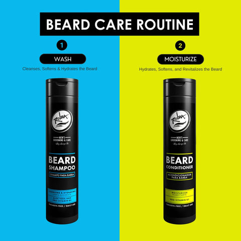 Rolda - Beard Shampoo & Conditioner Clean Care Kit